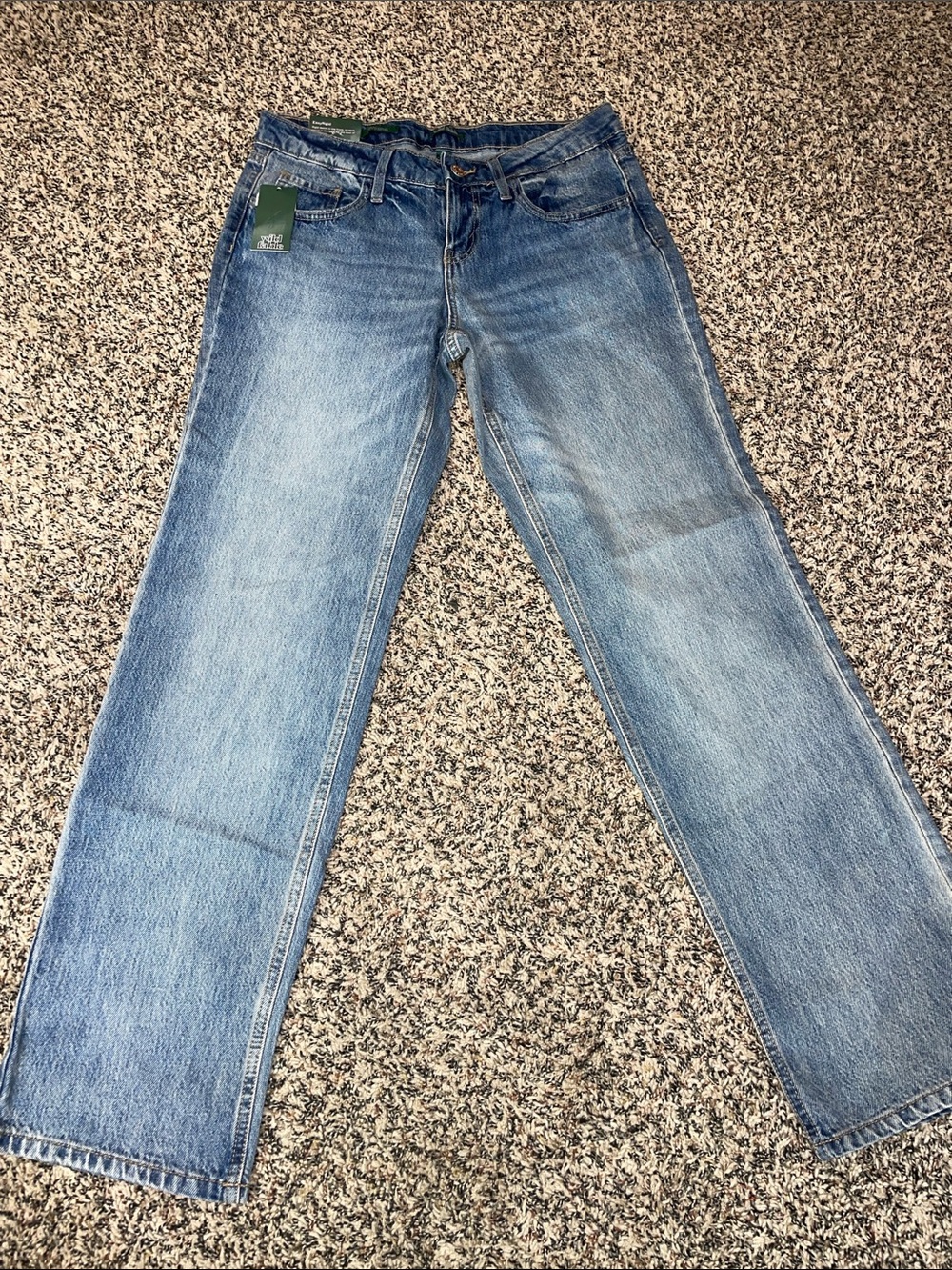 Wild Fable Woman’s Straight Leg Mid Rise Denim Medium Blue Jeans Sz 6 NWT